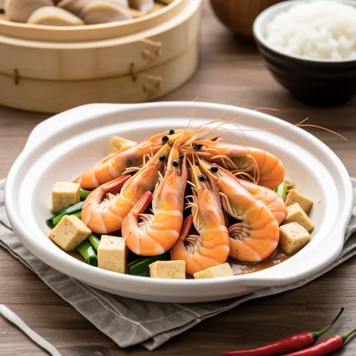 Shrimp and Green Onion Stir-fry with Fish Sauce