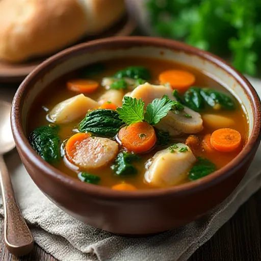 Súp thịt lợn lành mạnh