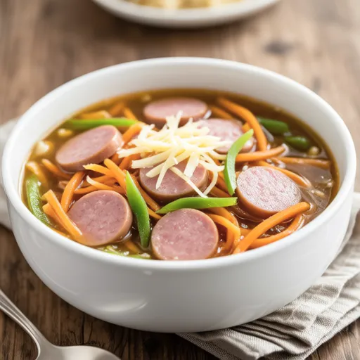 Bell Pepper and Carrot Consomme Soup