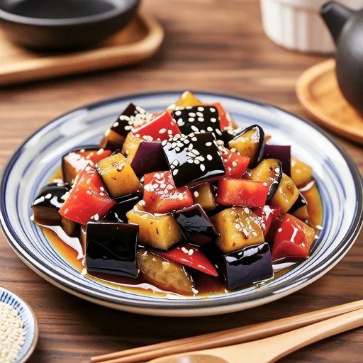 Eggplant with Shiso Miso Sauce