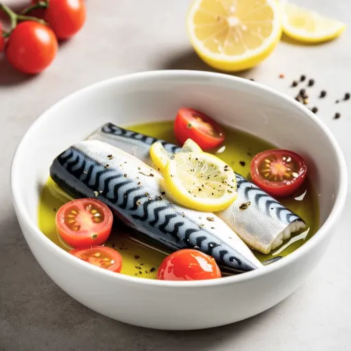 Lemon Marinated Mackerel Can
