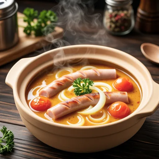 Spring Onion Curry Soup