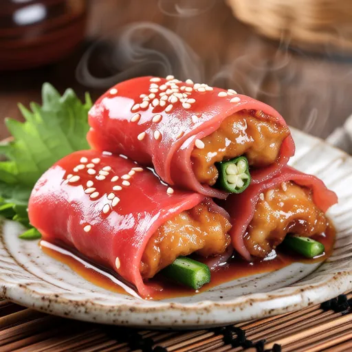 Myoga Wrapped in Pork Belly
