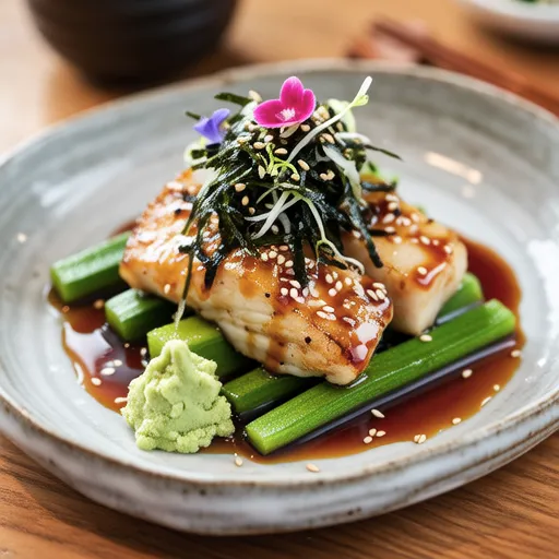 Unagi and Sticky Vegetable Mix
