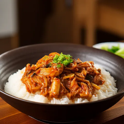 Riz Sauté au Kimchi et Thon