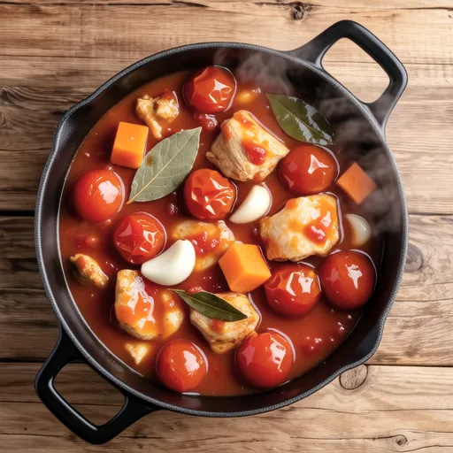 Refreshing No-Water Tomato Chicken Stew