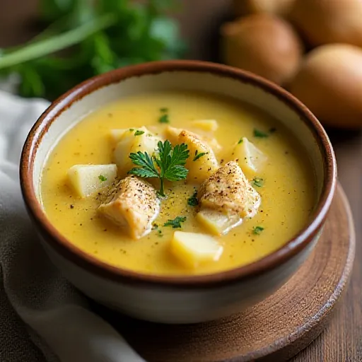 Tavuk ve Patates Çorbası