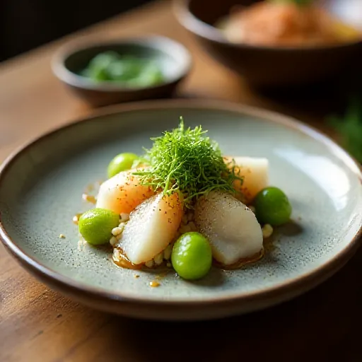 Tataki Vegetables with Shiso Kombu