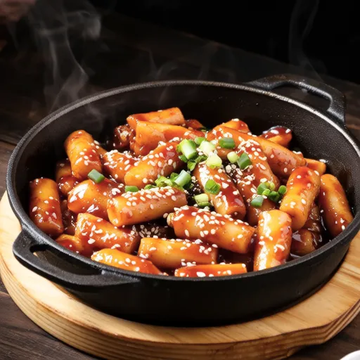 Oil Tteokbokki (Korean Stir-fried Rice Cakes)