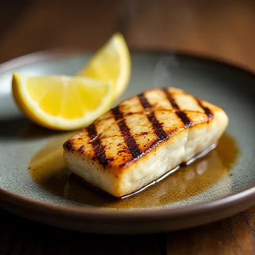 Grilled Yellowtail Collar with Salt