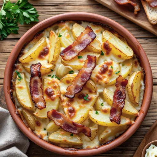 German Potato Cheese Bake