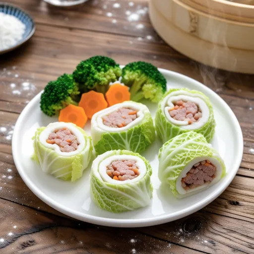 Mini Rolled Cabbage Bites