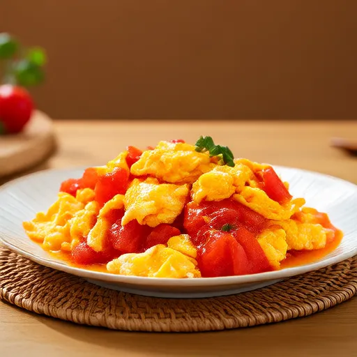 Ovos Mexidos com Tomate