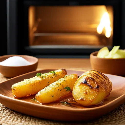 Zanahorias y patatas asadas