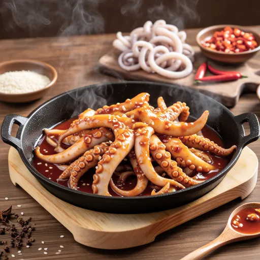Spicy Grilled Squid