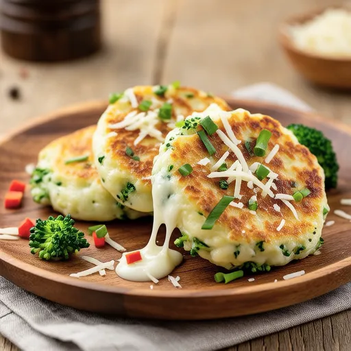 Broccoli Cheese Pancakes