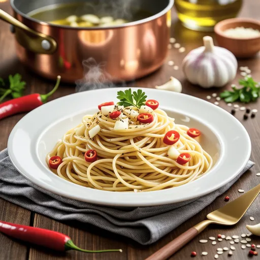 Quick Aglio e Olio Pasta