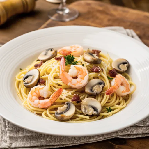 Shrimp Cream Pasta