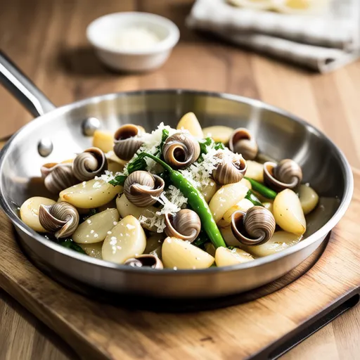Stir-fried Garlic and Canned Sea Snails