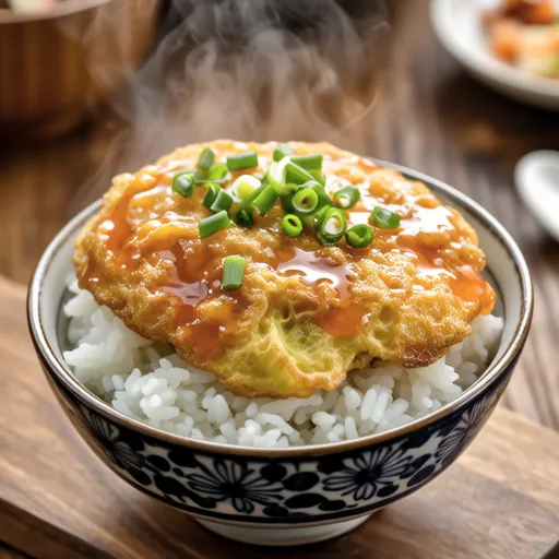 Moist Japanese-style Crabmeat Rice Bowl