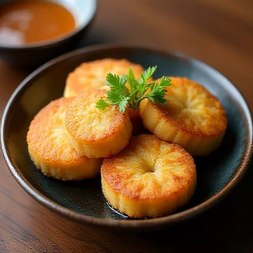 Fluffy Tofu and Yam Pancake