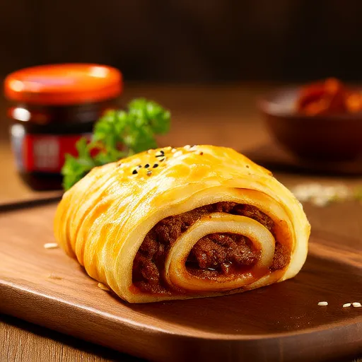 胡蘿蔔牛肉小吃卷