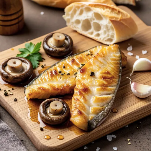 Buri and Mushroom Confit Style