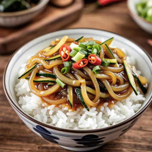 Quick Zucchini Rice Bowl