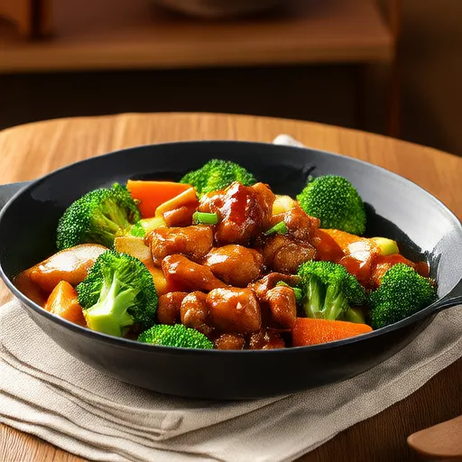 Stir-fried Chicken and Vegetables