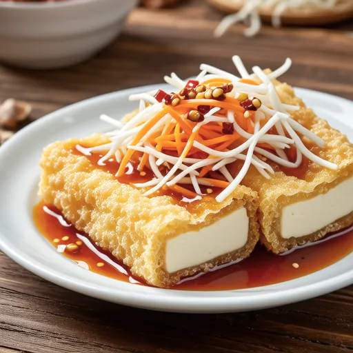Cream Cheese Fried Tofu