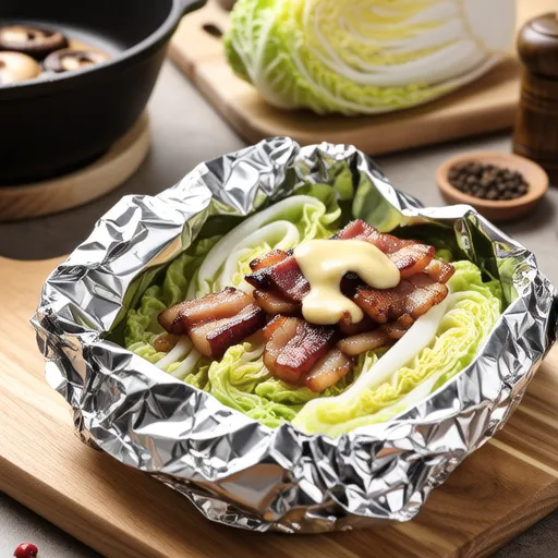 Cabbage Foil Steamed