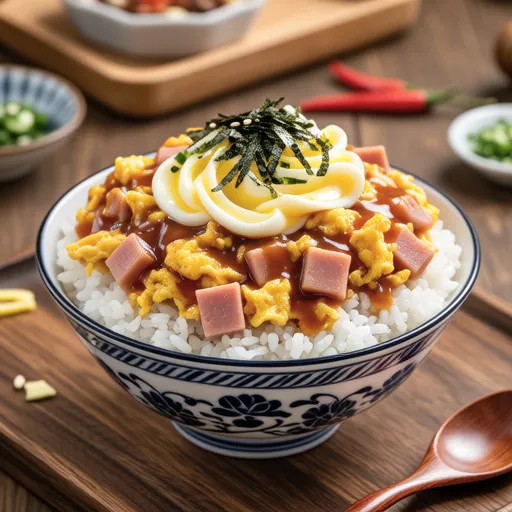 Upgraded Spam Mayo Rice Bowl