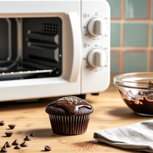 Microwave Chocolate Cupcake