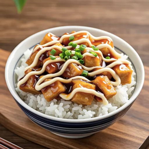 Spam Mayo Rice Bowl