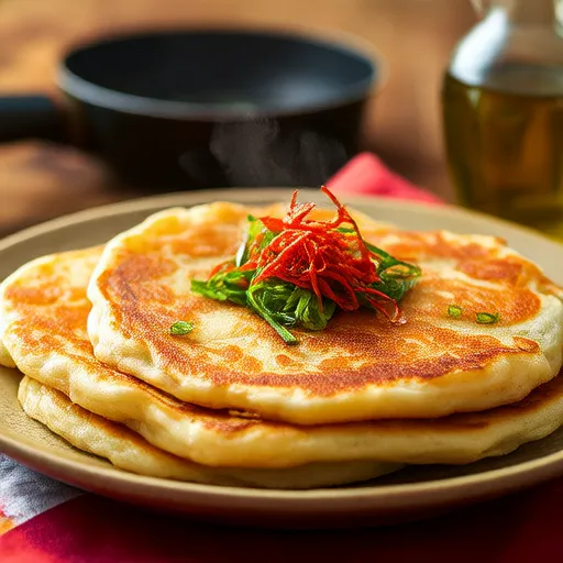 Картофельные оладьи по-корейски