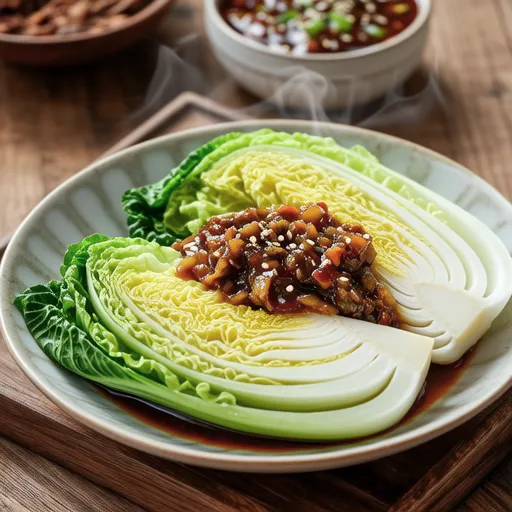 Steamed Cabbage with Ssamjang