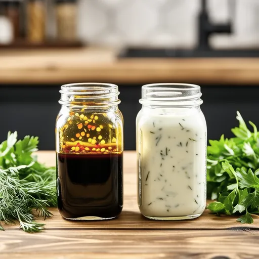 Simple Homemade Salad Dressings (Oriental & Yogurt)