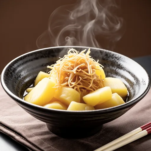 Simmered Potatoes with Bonito Flakes