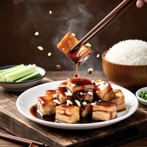 Tofu Pork Belly Soy Sauce Grill