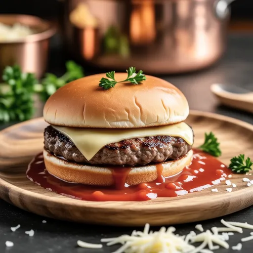 チーズ煮込みハンバーグ