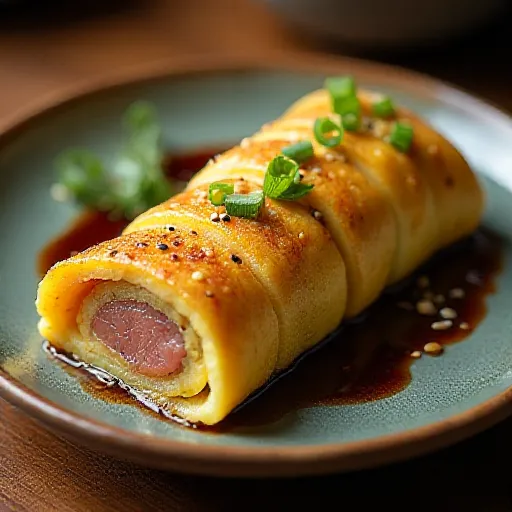 Tuna Kabayaki-style Rolled Omelette