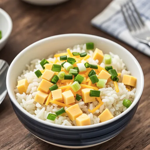 Microwave Egg Rice Bowl