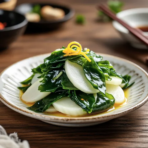 Wakame and Turnip Salad