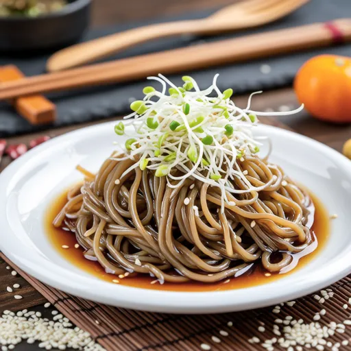 Natto and Bean Sprout Sesame Ponzu Salad