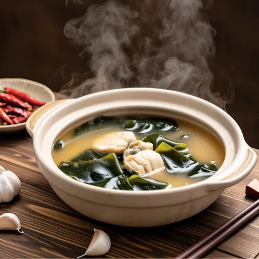 Pollock Seaweed Soup