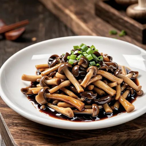 Mushroom Perilla Sauce Salad