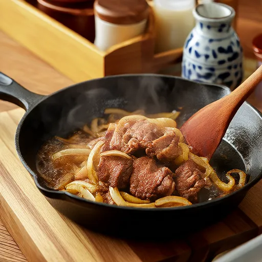 Stir-Fried Pork and Onions
