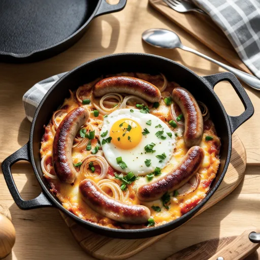 Spicy Sausage Egg Cheese Bake