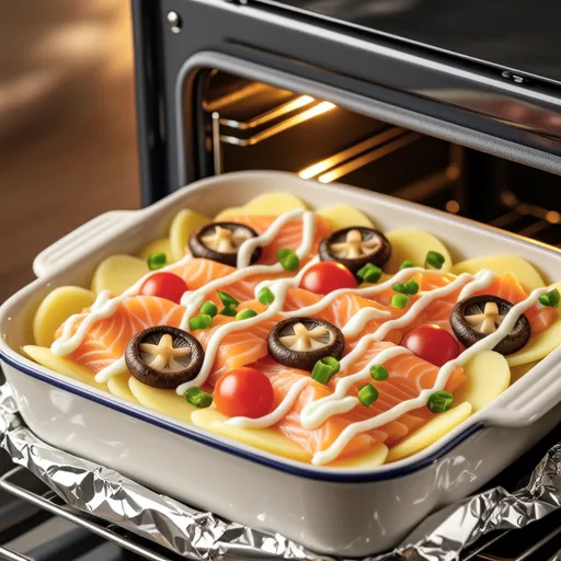 Salmon Chan-Chan Yaki in Toaster