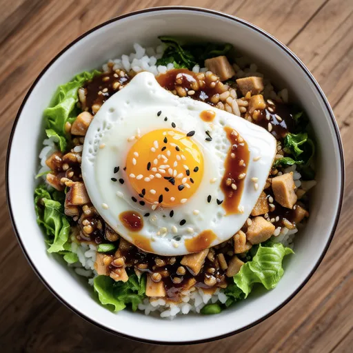Simple Tuna Bibimbap for Diet